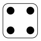 dice with no.4